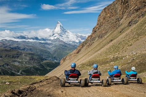 zermatt switzerland mountain cart